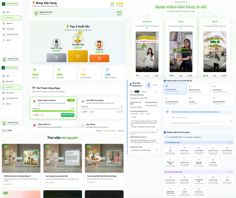 Webapp đào tạo nội bộ công ty Autoshop - Vuamayphache